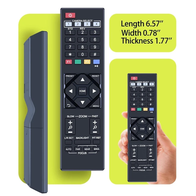 Alt view image 10 of 10 - RYQIF Replacement Remote Control Intended for PTZOptics IR Conferencing Camera PT20X-USB-GY-G2 K2, PT12X-USB-GY-G2, 20X-SDI