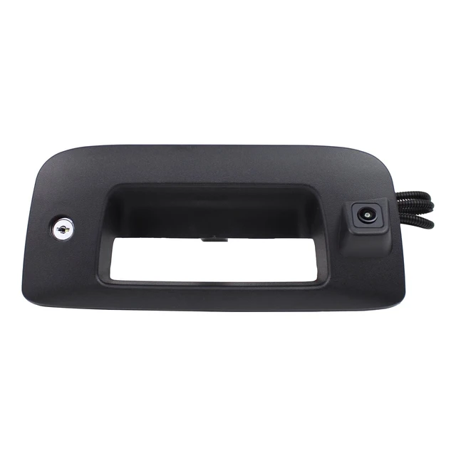 Alt view image 7 of 10 - DriveFix Tailgate Handle and Bezel with Rear View Backup Park Assist Camera and Lock Cylinder Kit for Chevrolet Silverado 1500 2500 3500 HD for GMC Sierra 1500 2500 3500 HD 2007-2014