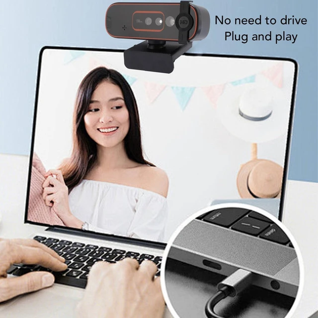 Alt view image 8 of 10 - XUMIUZIY 1080P 30FPS Webcam with Hello, Recognition Webcam with Private Cover, Built in Noise Canceling Microphone, Autofocus Computer Camera, HD USB Web Cam