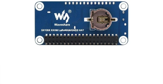 Alt view image 6 of 10 - Waveshare SX1262 LoRaWAN Node Module Expansion Board, Compatible with Raspberry Pi 5/4B/3B/Zero/Zero W/Zero 2W/Pico/Pico W/Pico WH, with Magnetic CB Antenna-868/915M, with GNSS Function