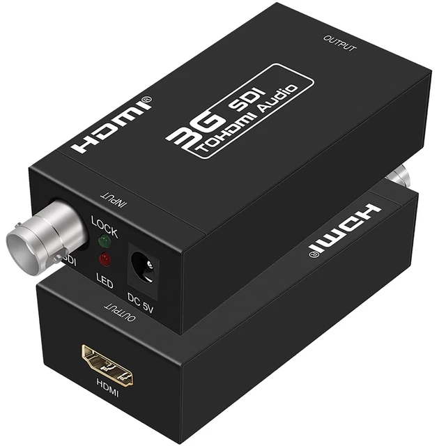 Alt view image 6 of 10 - HDMI Converter Adapter - Mini 3G SDI to HDMI for SD/HD/3G-SDI Signals