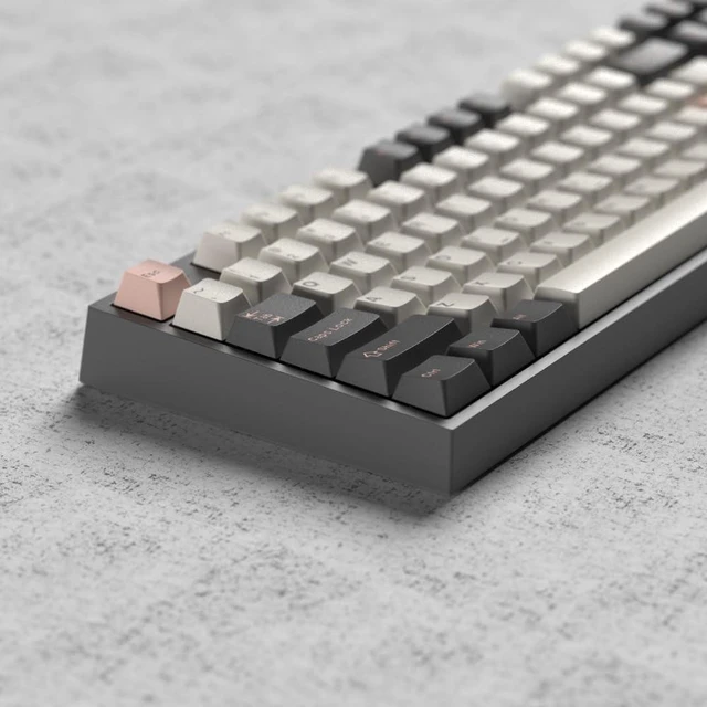 Alt view image 10 of 10 - iRoboosta Double Shot Keycaps, Minimalist Retro Cherry Profile 157 Key Custom Keycap Set Fit for 61/64/87/104/108 Cherry Mx Switches ANSI/ISO Mechanical Keyboard (Retro Olive)