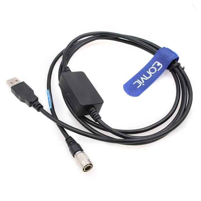 Alt view image 8 of 10 - Eonvic USB for 6pin Data Cable for Nikon Total Stations DTM-322/352/452C/532 NPL-332,Win7/8/9 (for Windows 11)