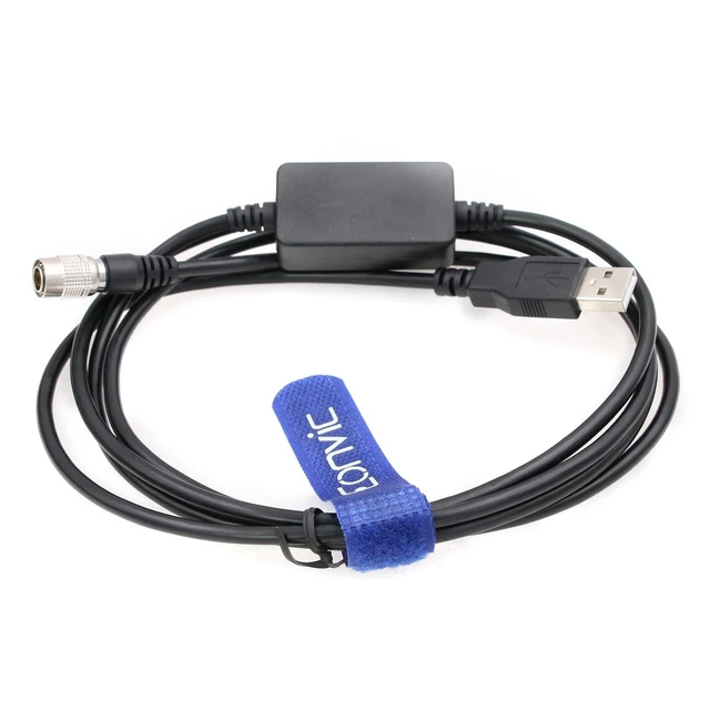 Alt view image 9 of 10 - Eonvic USB for 6pin Data Cable for Nikon Total Stations DTM-322/352/452C/532 NPL-332,Win7/8/9 (for Windows 11)