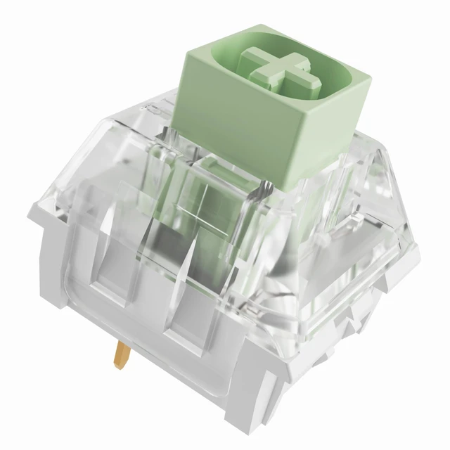 Alt view image 6 of 10 - Kailh Box Jade Clicky Keyboard Switch,3-pin 50gf Pre-Lubed Dustproof Waterproof RGB SMD Key Switches for Mechanical Gaming Keyboard(Box Jade,90pcs)