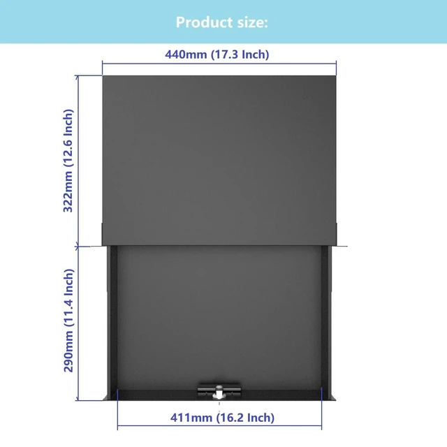Alt view image 10 of 10 - QiaoYoubang 2U Server Cabinet Case 19 Inch Rack Mount Lockable Drawer with Key, 12.6 Inch Depth (2U)
