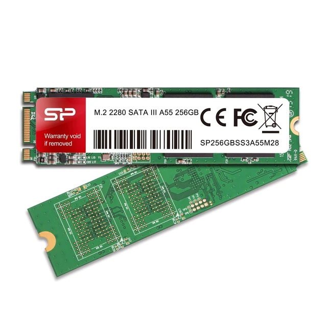 Alt view image 7 of 10 - Silicon Power 256GB A55 M.2 SSD (SLC Cache For Speed Boost) SATA III Internal Solid State Drive 2280 (SU256GBSS3A55M28AB)