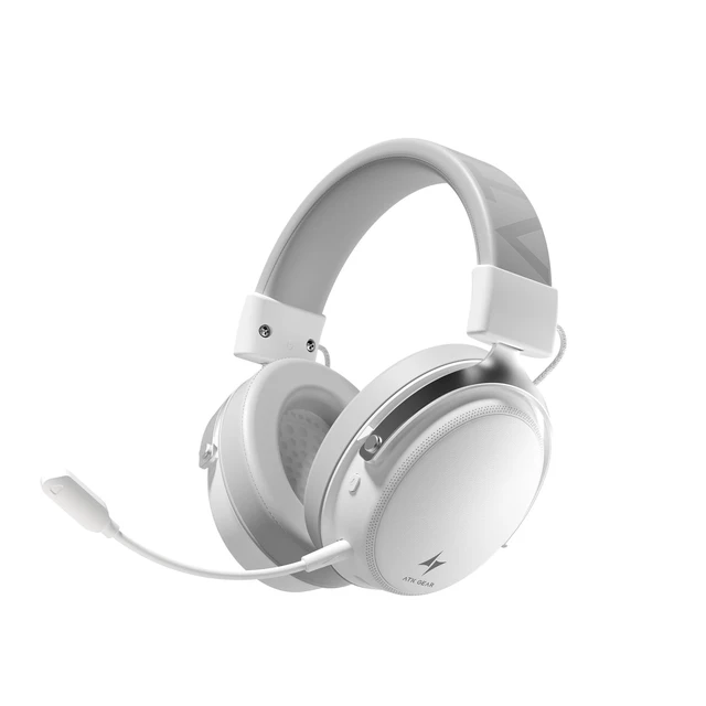 Alt view image 6 of 10 - ATK N9 Gaming Headset for Xbox Series X^^S, PS5, PC & Switch, Stereo Gaming Headphones with Detachable Noise-Canceling Mic,3.5MM Wired/2.4G/Bluetooth (N9 Pro/White)