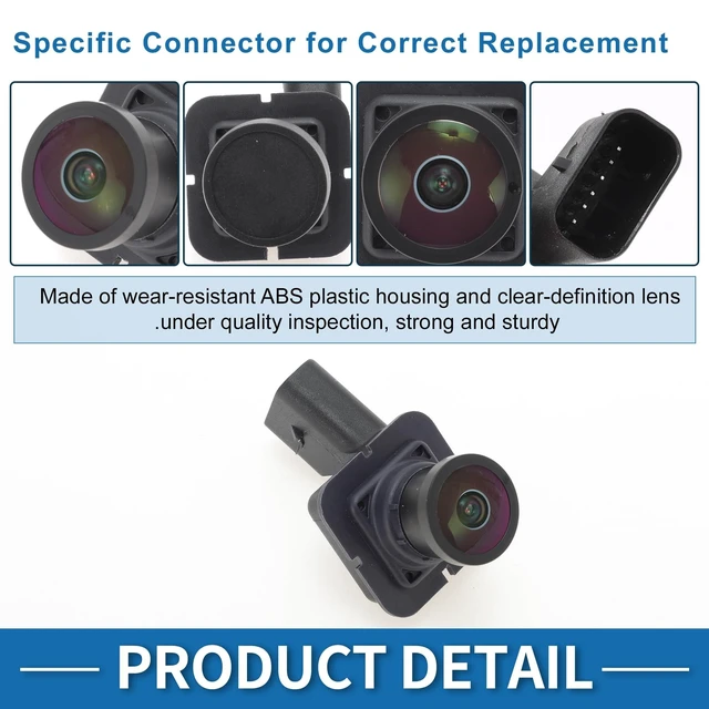 Alt view image 8 of 8 - A ABSOPRO Car Park Assist Camera Rear View Backup Reverse Camera for Ford Focus 2015 2016 2017 2018 No.F1EZ-19G490-A/F1ET19G490AC