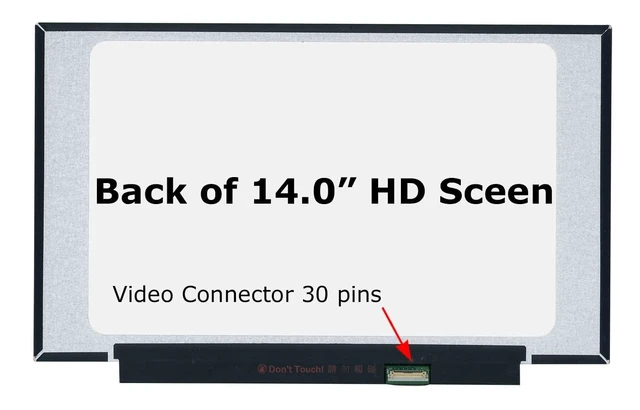 Alt view image 7 of 10 - SCREENARAMA New Screen Replacement for N140BGA-EA4 Rev.C1 C2 C3 C4 C5, HD 1366x768, Matte, LCD LED Display with Tools