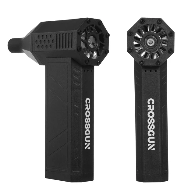 Alt view image 6 of 10 - Electric Air Turbo Fan, Electric Air Duster Portable Turbo Jet Fan & Flashlight 130000RPM Handheld Brushless Motor Dust Blower Cordless Dust Remover for Computer Keyboard Outdoor Burning Blowing Dust