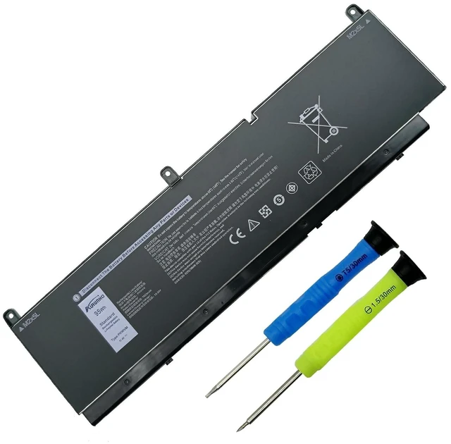 Alt view image 6 of 10 - AURUNHO PKWVM 95Wh Laptop Battery Replacement for Dell Precision 7550 7560 7750 7760 Mobile Workstation P44E P93F P44E001 P44E002 P93F001 P93F002 C903V CR72X 17C06 0CR72X 0447VR 068N03 453-BBCQ 11.4V