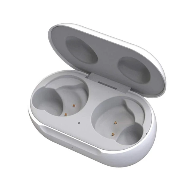 Alt view image 6 of 10 - Charging Case for Galaxy Buds/Galaxy Buds+ (SM-R170/R175), Replacement Charger Case Cradle Dock for Samsung Earbuds (White)
