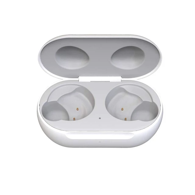 Alt view image 8 of 10 - Charging Case for Galaxy Buds/Galaxy Buds+ (SM-R170/R175), Replacement Charger Case Cradle Dock for Samsung Earbuds (White)