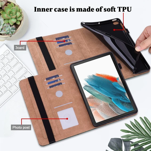 Alt view image 7 of 10 - VODEFOX for Kindle Fire HD 10 Tablet Case 13th /11th Generation 10.1", PU Leather Cover with Card Slot for Fire HD10 Tablet 2023/2021 (Green, Fire HD 10 & 10 Plus (13th Generation, 2023))