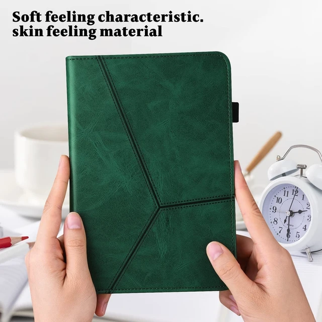 Alt view image 8 of 10 - VODEFOX for Kindle Fire HD 10 Tablet Case 13th /11th Generation 10.1", PU Leather Cover with Card Slot for Fire HD10 Tablet 2023/2021 (Green, Fire HD 10 & 10 Plus (13th Generation, 2023))