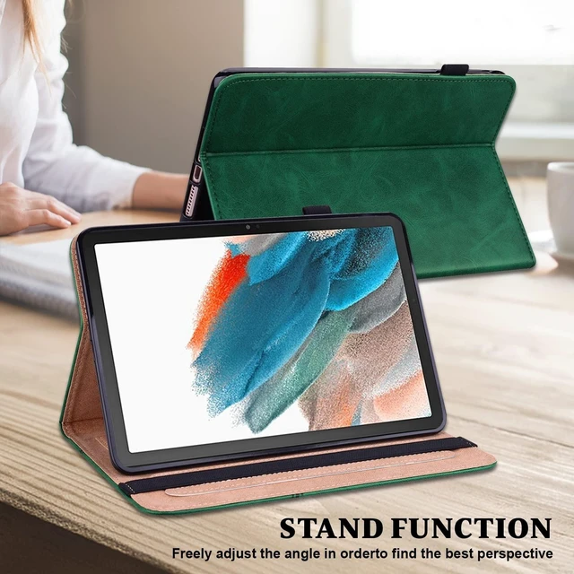 Alt view image 9 of 10 - VODEFOX for Kindle Fire HD 10 Tablet Case 13th /11th Generation 10.1", PU Leather Cover with Card Slot for Fire HD10 Tablet 2023/2021 (Green, Fire HD 10 & 10 Plus (13th Generation, 2023))