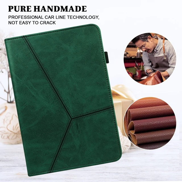 Alt view image 10 of 10 - VODEFOX for Kindle Fire HD 10 Tablet Case 13th /11th Generation 10.1", PU Leather Cover with Card Slot for Fire HD10 Tablet 2023/2021 (Green, Fire HD 10 & 10 Plus (13th Generation, 2023))