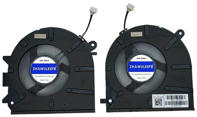 Alt view image 4 of 4 - ZHAWULEEFB New CPU+GPU Cooling Fan Replacement for HP Bookplus16 16-AG TPN-C177 Fan N94801-001 7J23C0 ND75C0T-23H33 ND75C0T-23H24 DC5V 2.50W