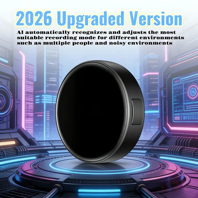 Alt view image 8 of 10 - 136G9800 Hours AI Voice Recorder, Voice Activated Recorder Device 2026 New Upgrade with AI-Intelligent Triple Noise Reduction Recording Devices for Meetings, Work, Lectures