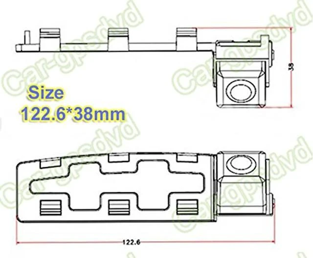 Alt view image 9 of 10 - for Toyota Yaris Sedan/Vios 2008 2009 2010 2011 2012 Car Rear View Camera Back Up Reverse Parking Camera/Plug Directly