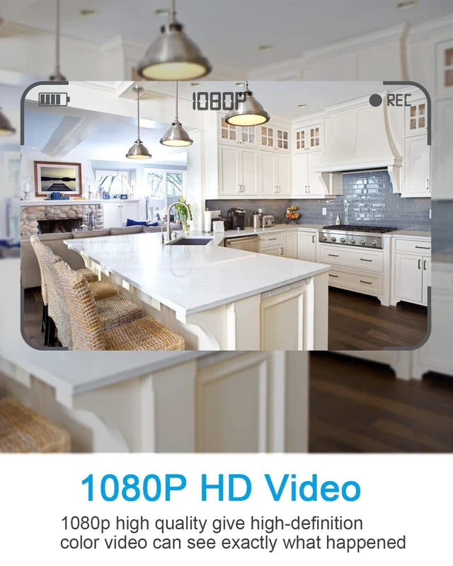 Alt view image 7 of 10 - Hidden Camera Clock,1080P Indoor Security Spy Cameras Wall Clock with Motion Detection,Small Secret Camera Nanny Cam for Home Office,No Wi-Fi No Audio