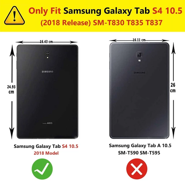 Alt view image 7 of 10 - Case for Samsung Galaxy Tab S4 10.5 2018 (SM-T830/T835/T837),Portable Heavy Duty Dropproof Protective Cover Case with 360 Rotating Stand,Handle & Shoulder Strap,Stylus Pen (New Black)