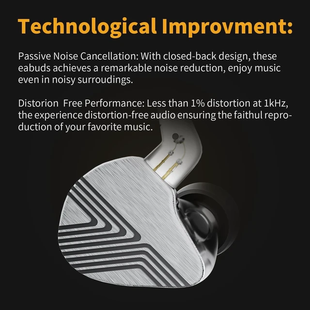 Alt view image 8 of 10 - ARTTI R3 in Ear Monitor Earphones Dynamic Driver Wired Earbuds with 2Pin 0.78mm Detachable Cable, HiFi Stereo IEM Headphones for DJ Singers Musician Audiophile (Type-C with Mic)