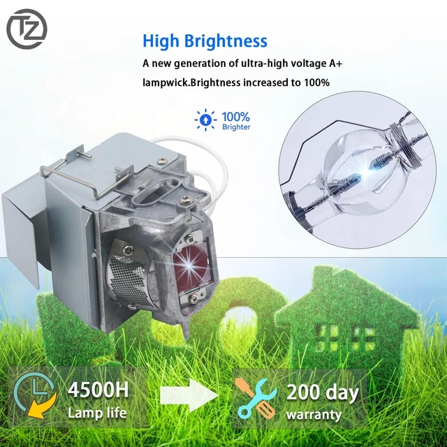 Alt view image 7 of 10 - TZRSQL BL-FU245A Original Projector Lamp for Optoma HD39HDR GT1080HDR EH412ST EH412 W412 X412 Replacement Projector Lamp Bulb with Housing