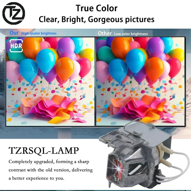 Alt view image 8 of 10 - TZRSQL BL-FU245A Original Projector Lamp for Optoma HD39HDR GT1080HDR EH412ST EH412 W412 X412 Replacement Projector Lamp Bulb with Housing