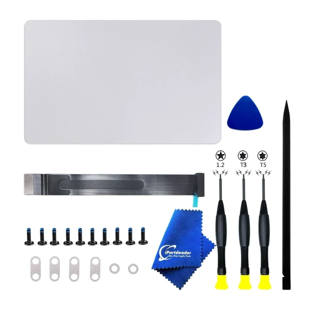 Alt view image 6 of 10 - iPartsleader A2779 Trackpad Replacement for MacBook Pro M2 (14-inch,2023) Touchpad with Cable and Screws Tool Kit EMC 8102 661-32206 661-32208 821-04155 (Silver)
