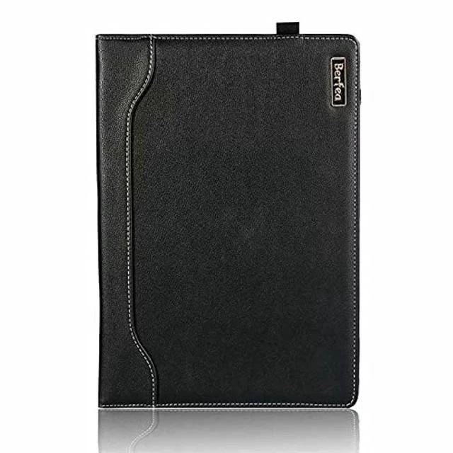 Alt view image 10 of 10 - Berfea Protective Case Cover Compatible with HP EliteBook 660/665 G11 16, EliteBook 860/865 G9 G10 G11 16 inch Notebook Sleeve PU Leather Stand Hard Protective