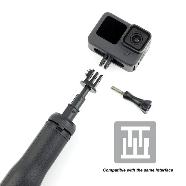 Alt view image 10 of 10 - GEPULY Floating Selfie Stick Underwater Hand Grip for GoPro Hero 13, 12, 11, 10, 9, 8, Insta360 Ace Pro 2, DJI OSMO Action 6 5 Pro 4 3 and Most Action Cameras Waterproof Tripod Extendable Monopod