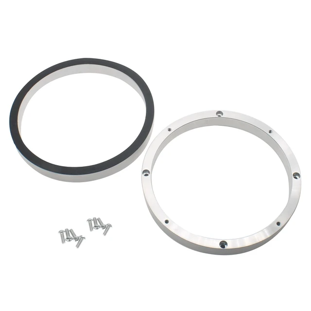 Alt view image 6 of 10 - SYCZIOHU 6-1/2 Inch Aluminum Alloy Speaker Spacer Heavy Dtuy Woofer Spacer Ring Car Speaker Mounting Ring Spacer Adapter
