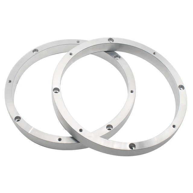 Alt view image 9 of 10 - SYCZIOHU 6-1/2 Inch Aluminum Alloy Speaker Spacer Heavy Dtuy Woofer Spacer Ring Car Speaker Mounting Ring Spacer Adapter