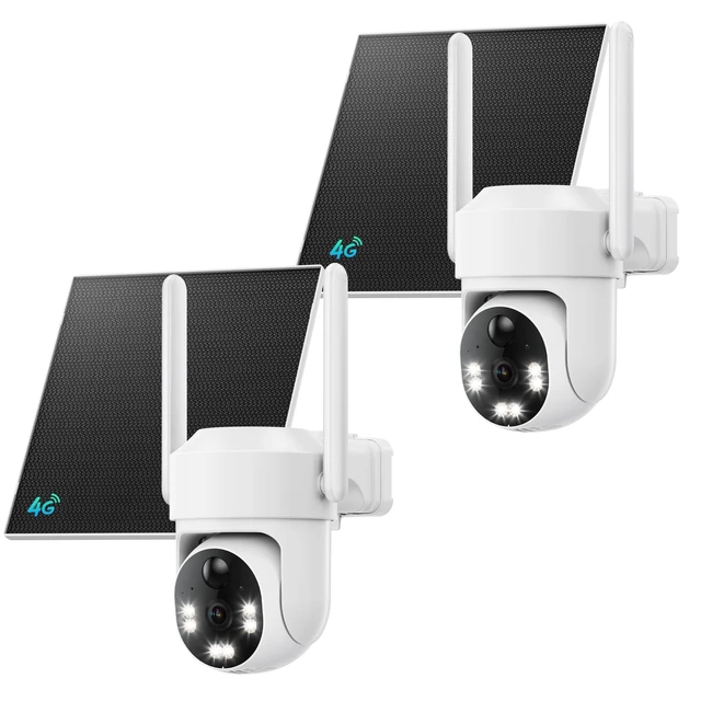Alt view image 6 of 10 - LIWAN Cellular Security Camera Outdoor, No WiFi Security Camera, 2 Pack