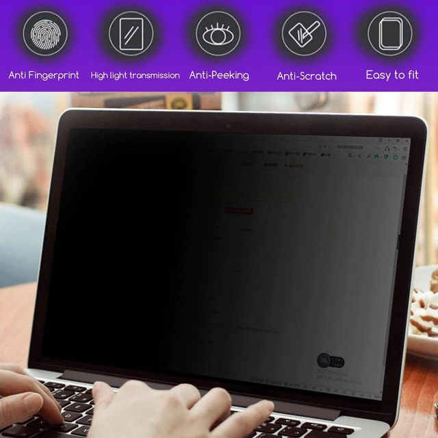 Alt view image 9 of 10 - Privacy Screen for HP OmniBook 5 16/OmniBook 7 16/OMEN 16/Envy 16/Spectre 16/ZBook 16 & EliteBook 16 G1/860/865/665/660/460/465 Series (G11/G10/G9)16-Inch Removable Laptop Privacy Filter Shield
