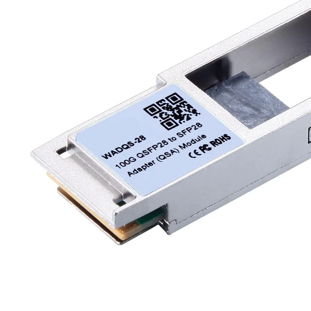 Alt view image 9 of 10 - ipolex QSA Adapter- 100G QSFP28 to 25G SFP28 SFP+ Adapter Converter Module, Compatible for Dell CVR-QSFP28-SFP28, Juniper, Arista, Extreme and More