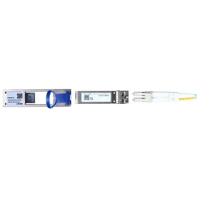 Alt view image 10 of 10 - ipolex QSA Adapter- 100G QSFP28 to 25G SFP28 SFP+ Adapter Converter Module, Compatible for Dell CVR-QSFP28-SFP28, Juniper, Arista, Extreme and More