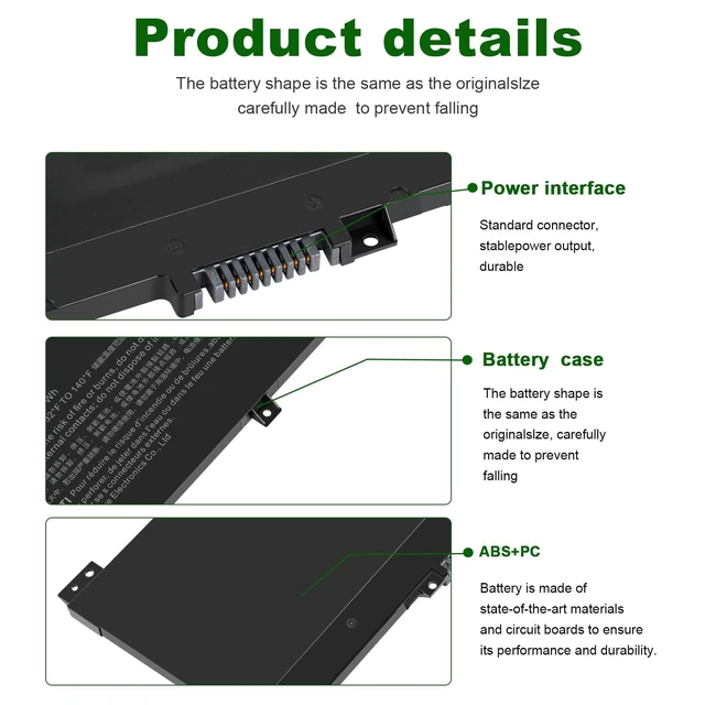 Alt view image 8 of 10 - SA04XL SAO4XL Battery for HP Envy X360 15m-ds0011dx 15m-dr0012dx 15m-dr0011dx 15m-ds0xxx 15m-dr0xxx 15t-dr100 15m-dr1xxx 17t-cg100 17-cg100 15M-DR 15M-DS SA04055XL L43267-005 L43248-AC2 HSTNN-OB1F