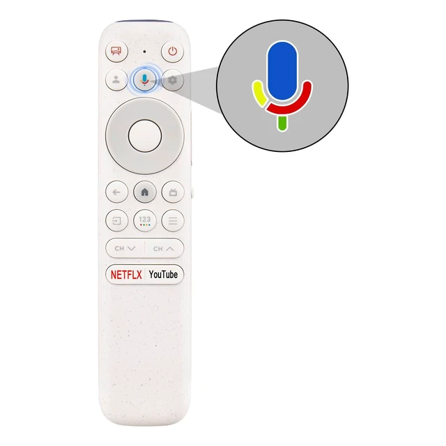 Alt view image 7 of 10 - Beyution RC902N Replacement Voice Remote Control fit for TCL NXTVISION Series QLED 4K UHD Smart TV 55A300W 65A300W 75A300W 85A300W, 2024 Model
