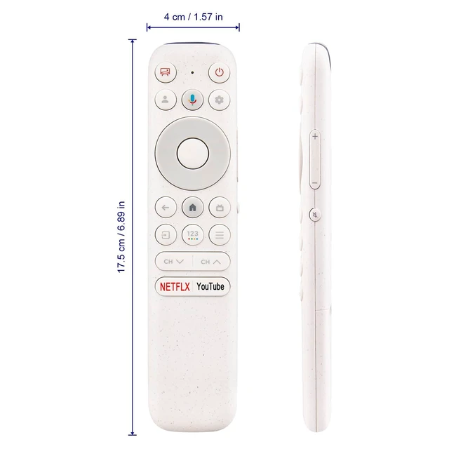 Alt view image 9 of 10 - Beyution RC902N Replacement Voice Remote Control fit for TCL NXTVISION Series QLED 4K UHD Smart TV 55A300W 65A300W 75A300W 85A300W, 2024 Model