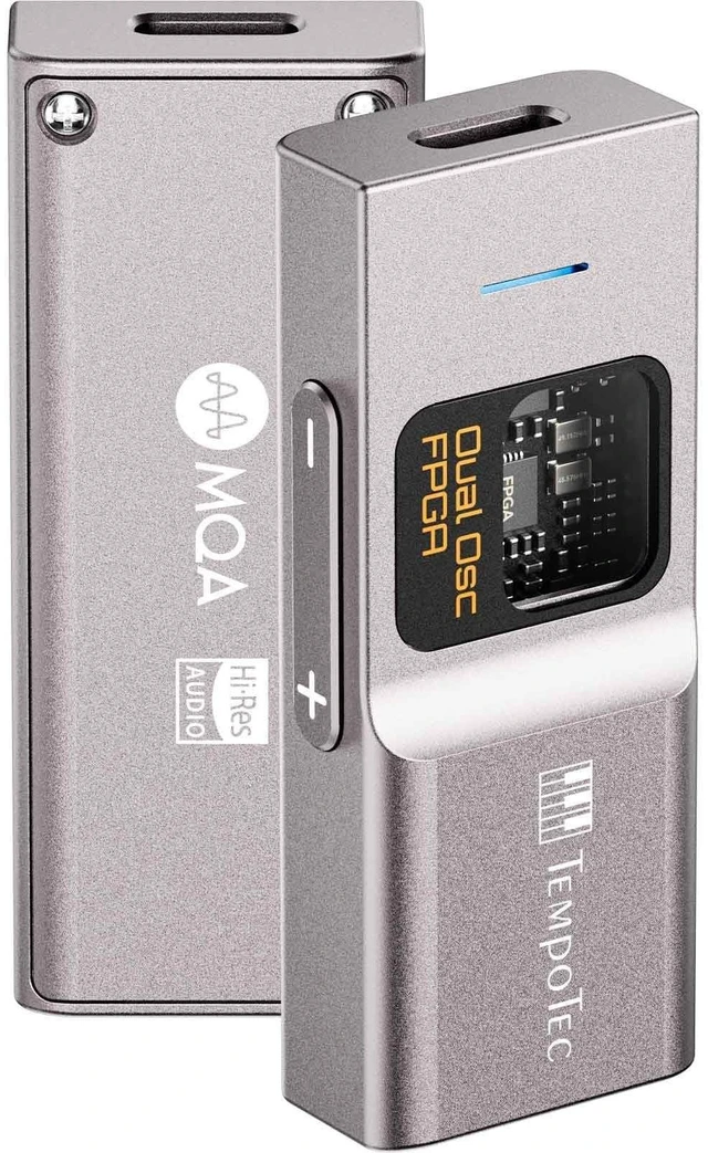 Alt view image 6 of 10 - TempoTec Sonata BHD Pro Type C USB dongle DAC, USB C DAC,Headphone Amplifier 4.4mm& 3.5mm,PCM384kHz,DSD256,MQA8X,Tidal for iPhone&Android&MacOS&Win (Sonata BHD Pro-Grey)