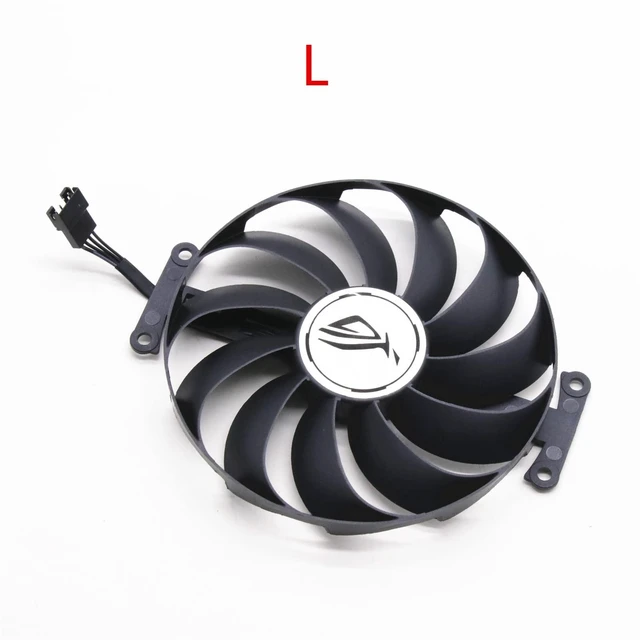 Alt view image 8 of 10 - Bestparts New Fan Replacement for ASUS Graphics Card ROG Strix 3060Ti 3070 3080 3090 6700xt 6800 6900