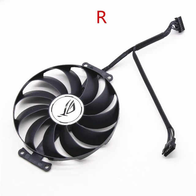 Alt view image 10 of 10 - Bestparts New Fan Replacement for ASUS Graphics Card ROG Strix 3060Ti 3070 3080 3090 6700xt 6800 6900