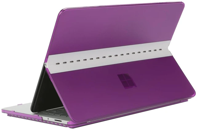 Alt view image 6 of 10 - mCover Case Compatible ONLY for 2023-2024 14.4" Microsoft Surface Laptop Studio 2 Notebook Computer (NOT Fitting Any Other Microsoft Models) - Purple