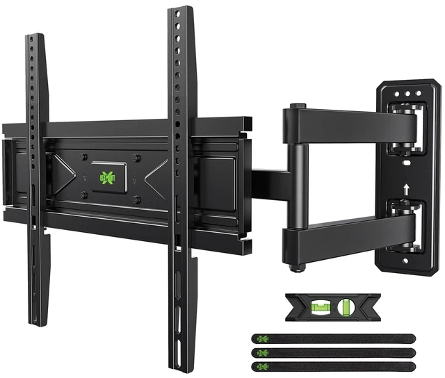 Alt view image 6 of 10 - USX MOUNT Swivel TV Wall Mount for 26-60 Inch TVs up to 80 lbs, Single Articulating Arm, Full Motion TV Wall Mount Bracket with Swivel and Tilt, Max VESA 400x400mm