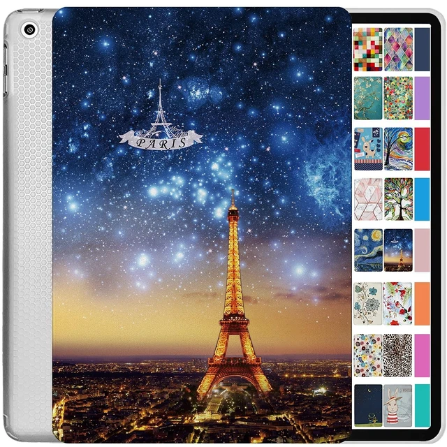 Alt view image 6 of 10 - DuraSafe iPad Pro 2016 9.7 inch Printed Case A1673 MLMP2LL/A MM172LL/A MLMN2LL/A MLMQ2LL/A A1674 A1675 MLMW2LL/A MLMX2LL/A MM192LL/A MLMV2LL/A MLN02LL/A MLMY2LL/A MM1A2LL/A MLPX2LL/A - Paris Night