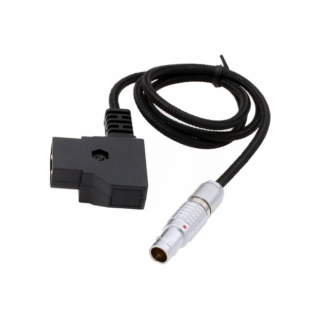 Alt view image 5 of 8 - HangTon Flexible Woven D-tap P-tap to 0B 2 Pin Male Power Cable for Teradek Bolt Bond, Transvideo SmallHD 703 Monitor, Zacuto Viewfinder, Z CAM E2 F6 F8 S6 Camera and EVF 45cm