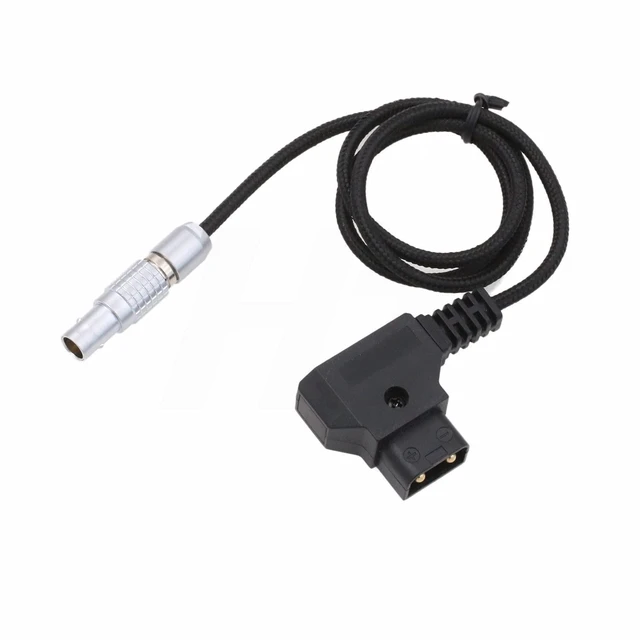 Alt view image 6 of 8 - HangTon Flexible Woven D-tap P-tap to 0B 2 Pin Male Power Cable for Teradek Bolt Bond, Transvideo SmallHD 703 Monitor, Zacuto Viewfinder, Z CAM E2 F6 F8 S6 Camera and EVF 45cm
